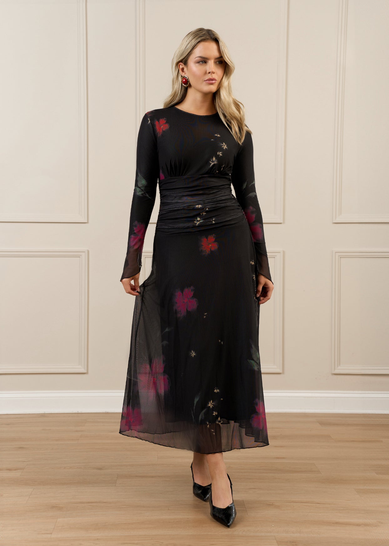 Floral Mesh Maxi Floral Mesh Maxi